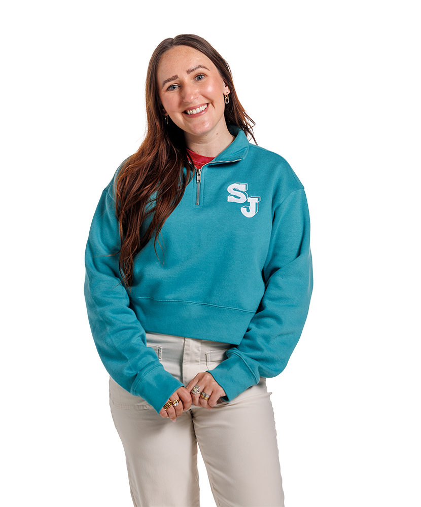 Primary image St. Jude Collegiate Crop Quarter Zip